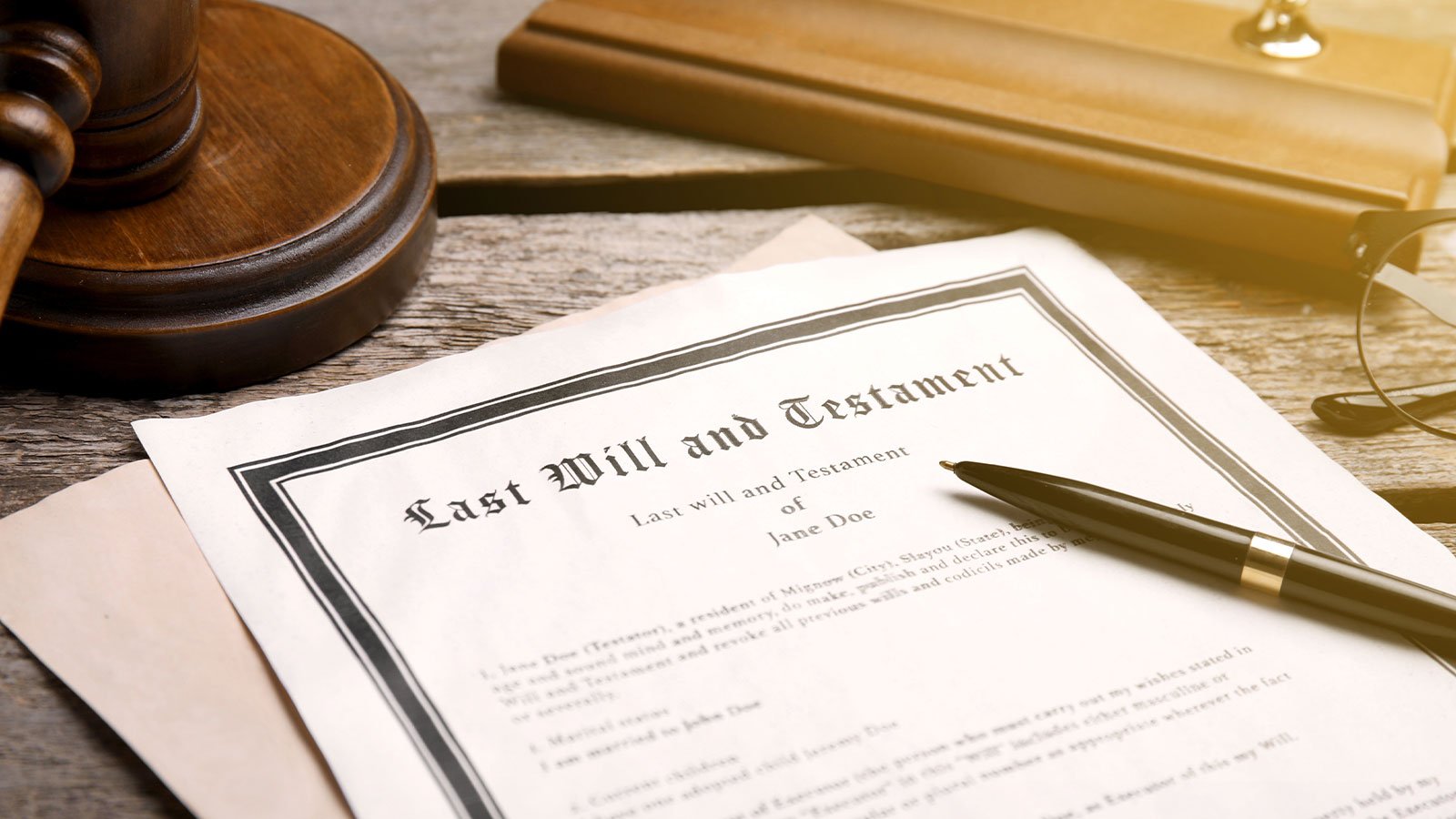 last will document image